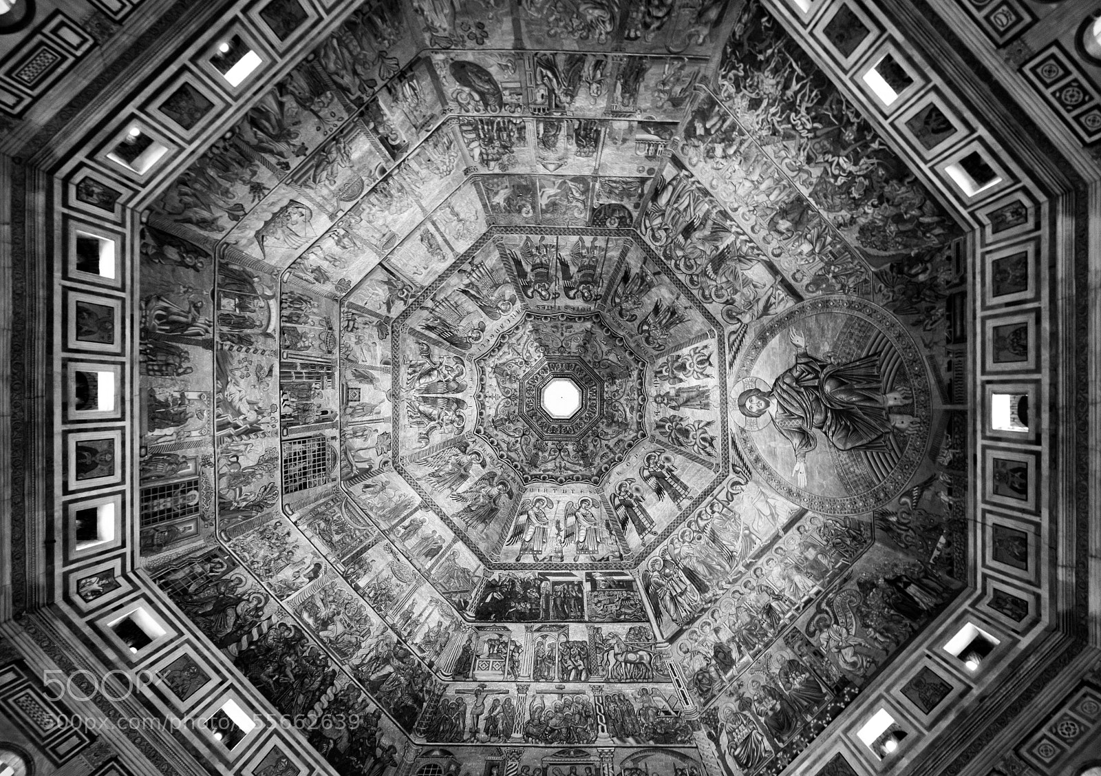 Canon EOS 80D sample photo. Mosaic ceiling, battistero di photography