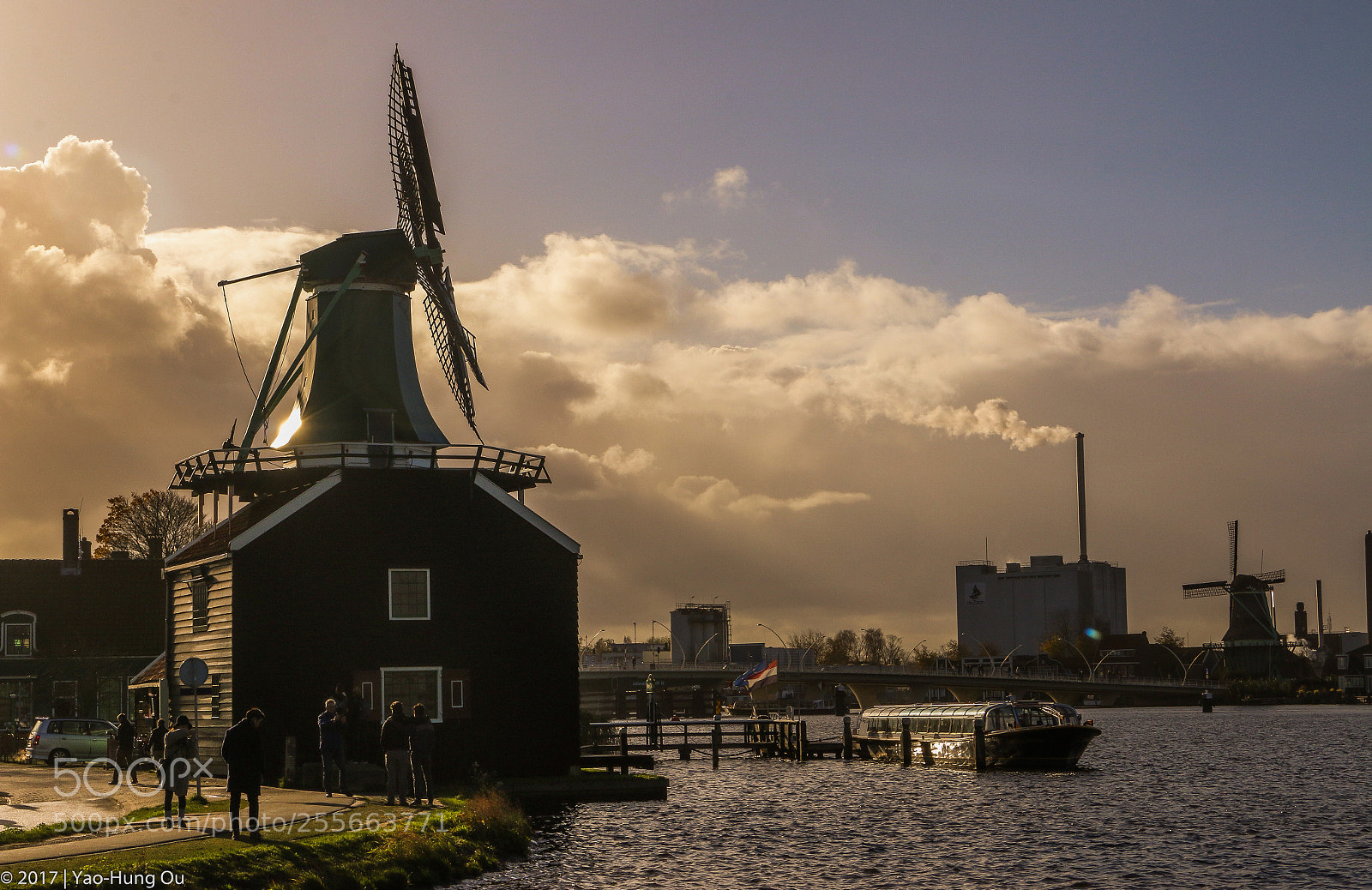 Canon EOS 70D sample photo. Zaanse schans windmill photography