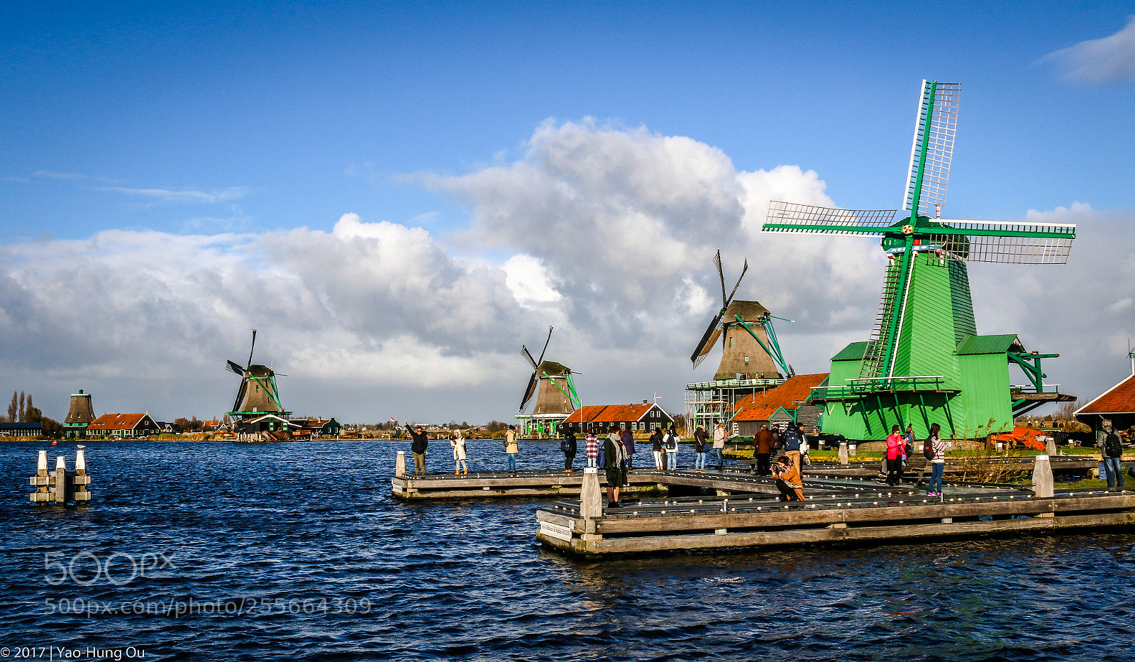 Canon EOS 70D sample photo. Zaanse schans windmills photography