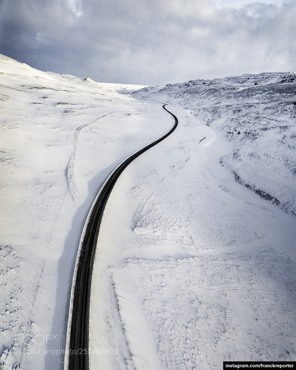 DJI FC220 sample photo. Aerial view of winding photography