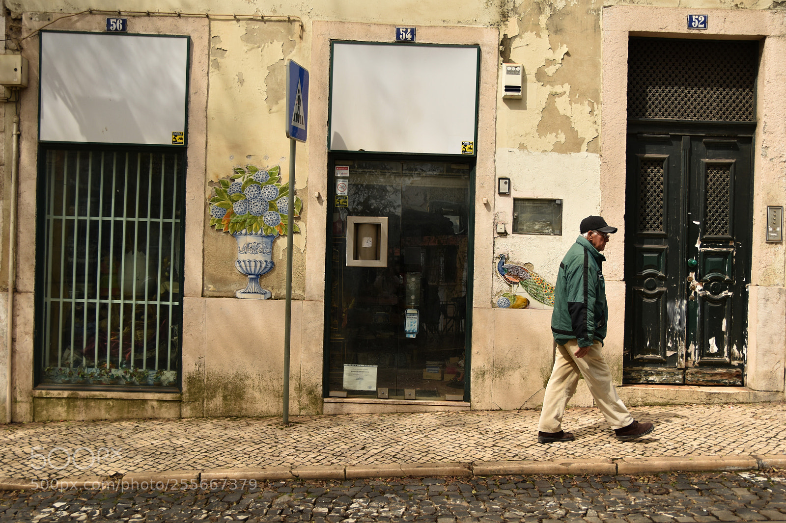 Nikon D5500 sample photo. An old man walking photography