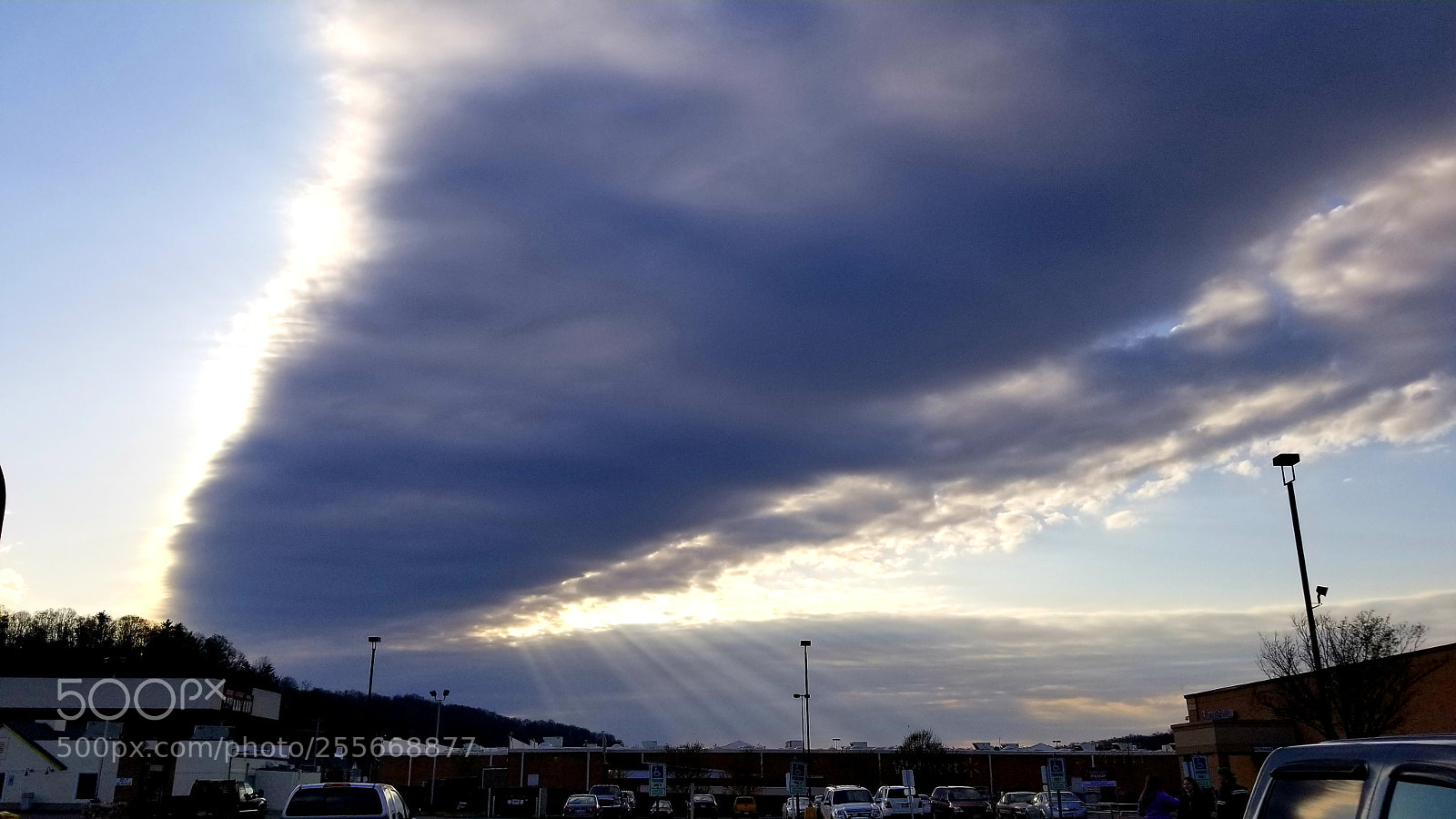 Samsung Galaxy S8 sample photo. Unique cloud formation photography
