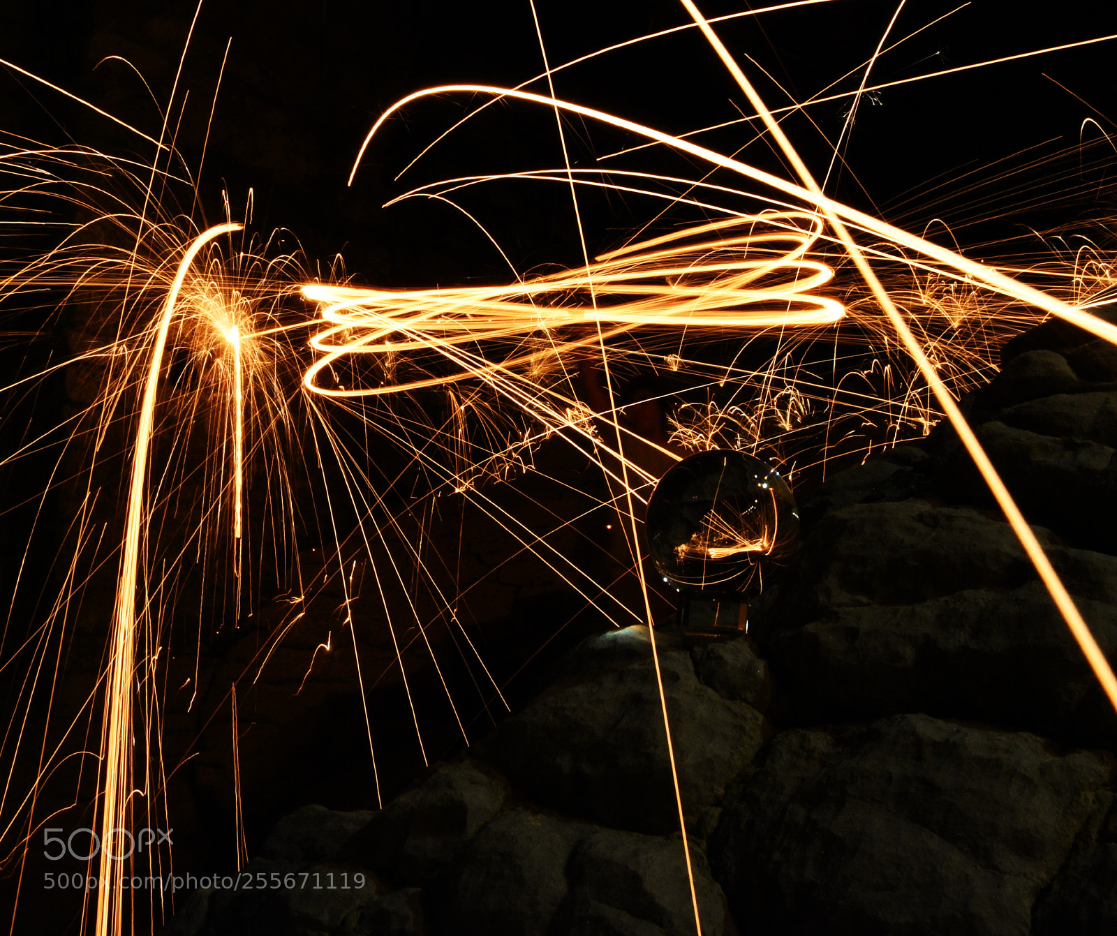 Nikon D7200 sample photo. Fire and time photography
