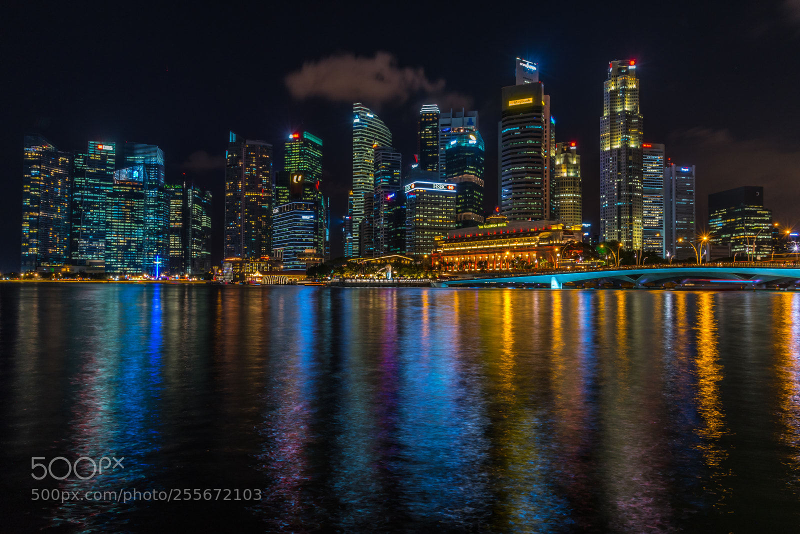 Nikon D750 sample photo. Singapore by night photography