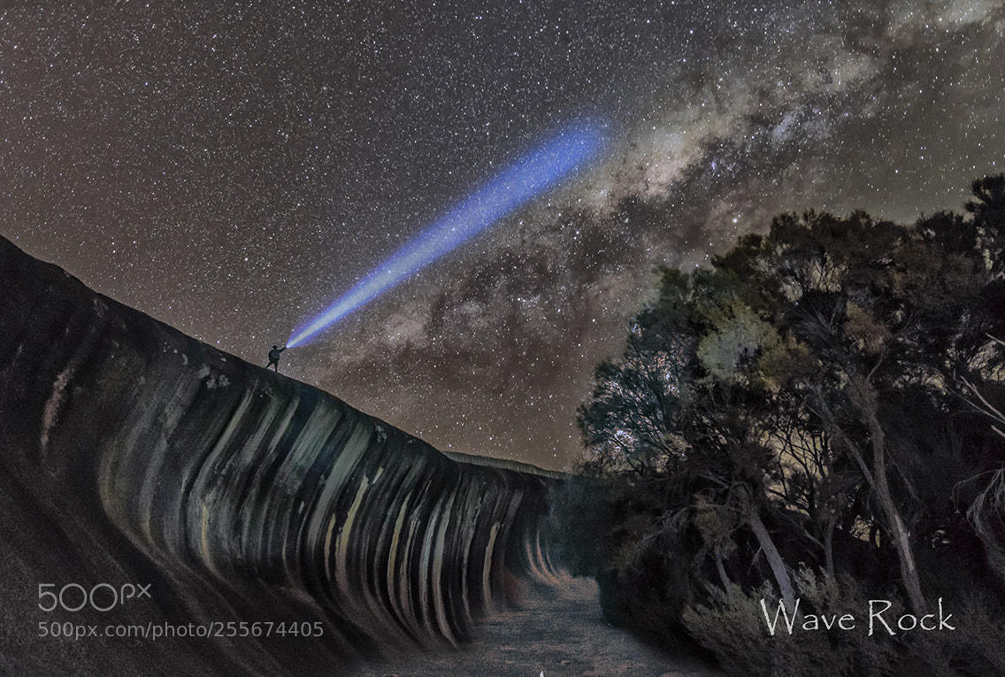 Nikon D800 sample photo. Wave rock caravan park photography