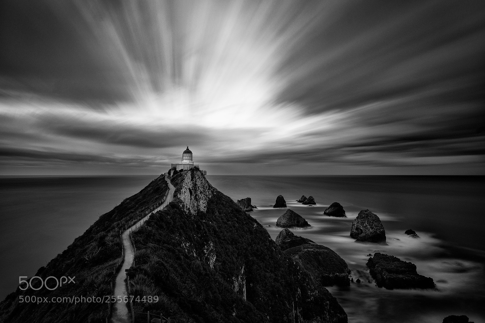 Sony a7R III sample photo. Nugget point lighthouse photography