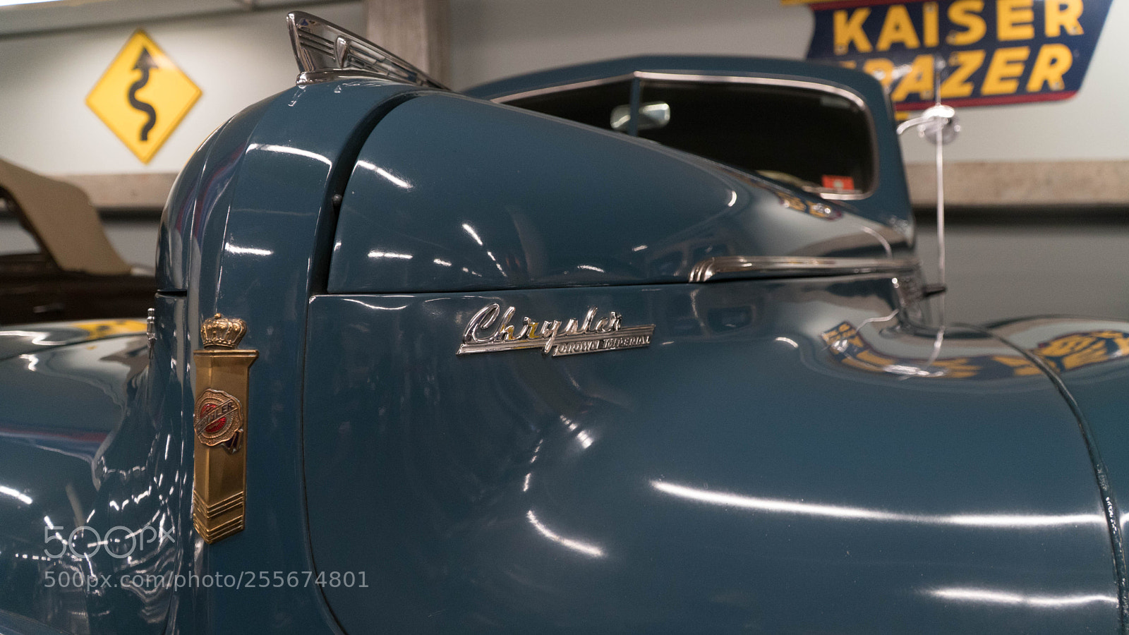 Sony a6500 sample photo. Blue chrysler photography