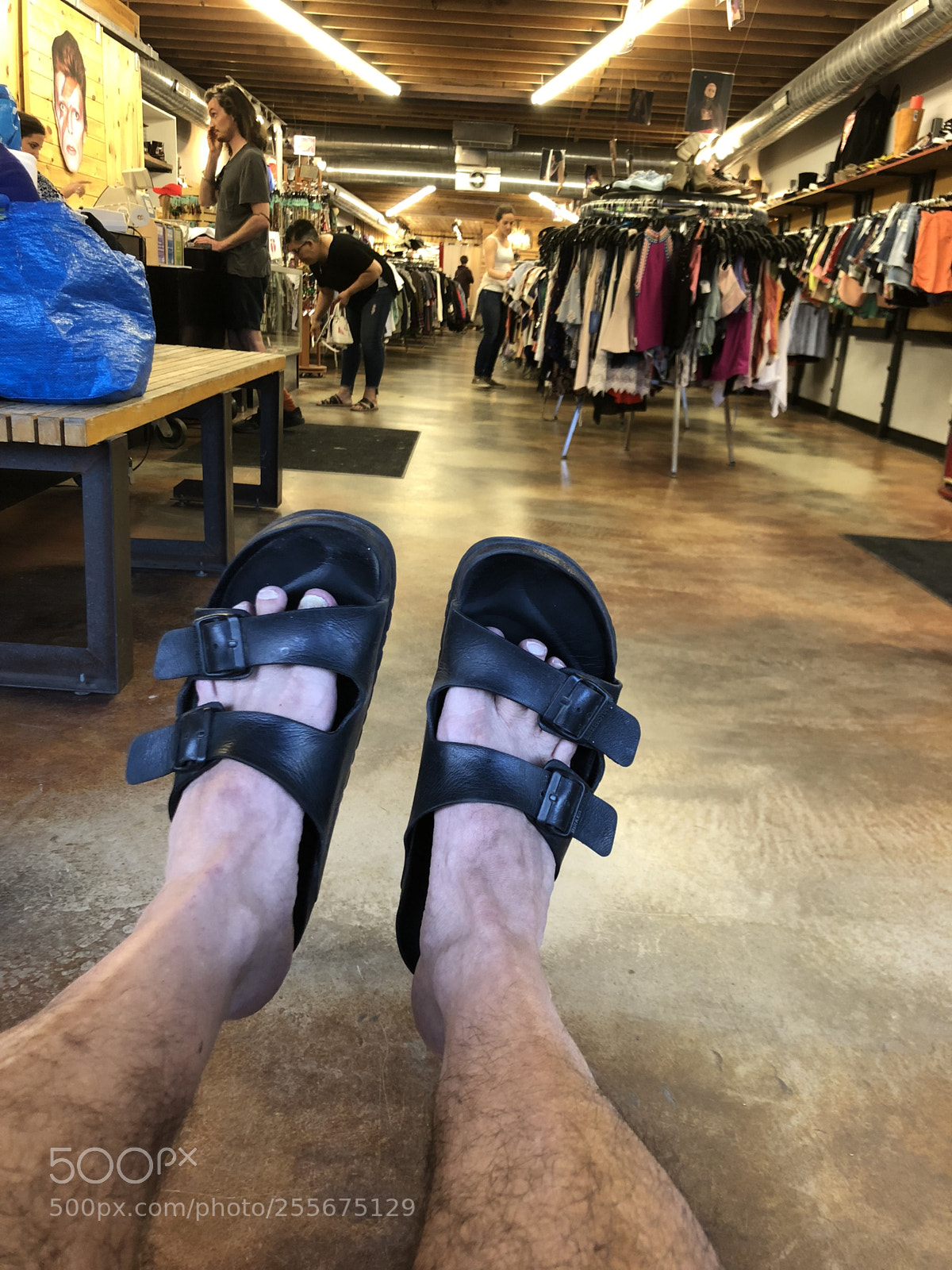 Apple iPhone 8 sample photo. The fisher shopper sandals!! photography