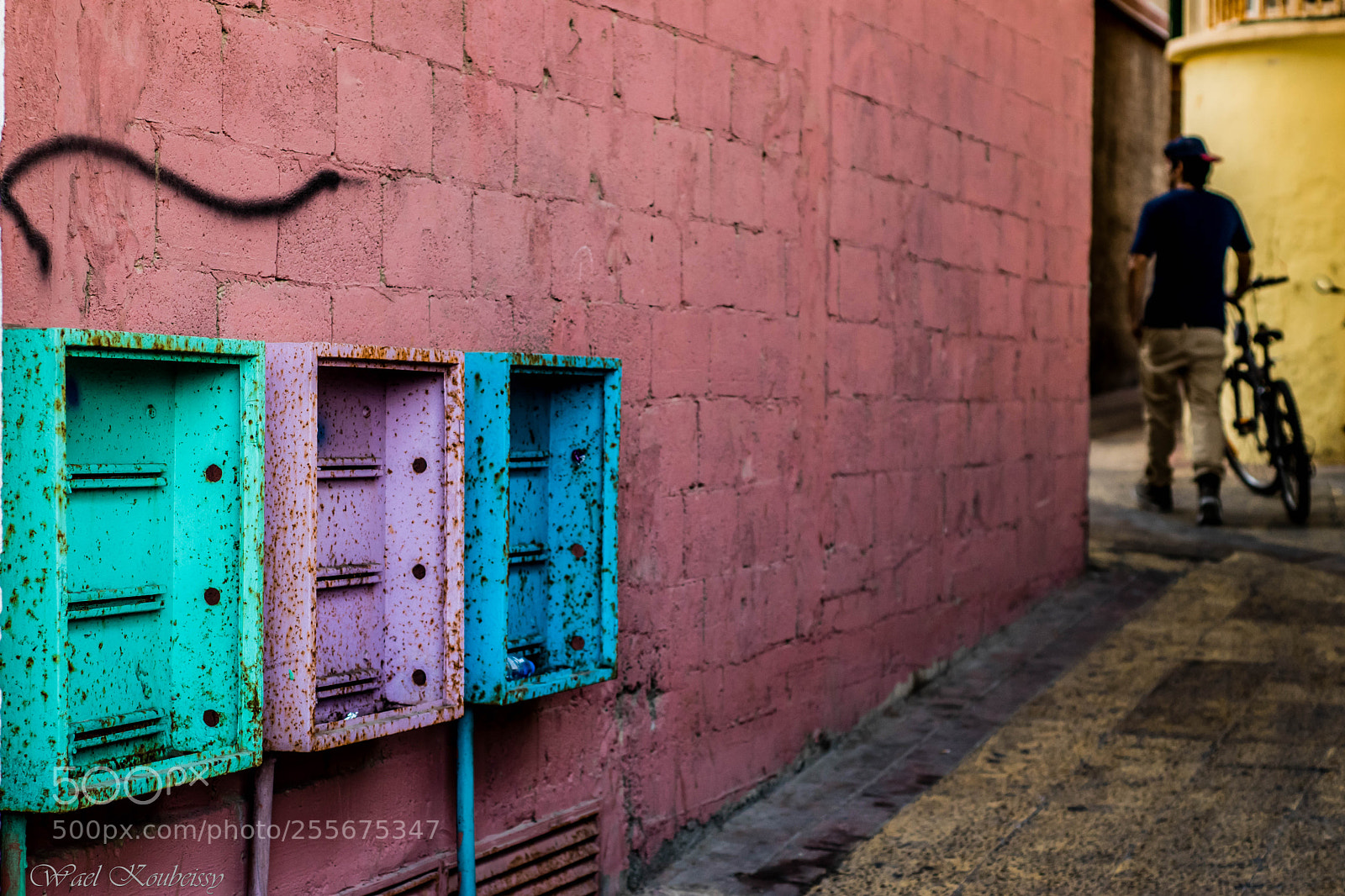 Nikon D5500 sample photo. The colored alley photography