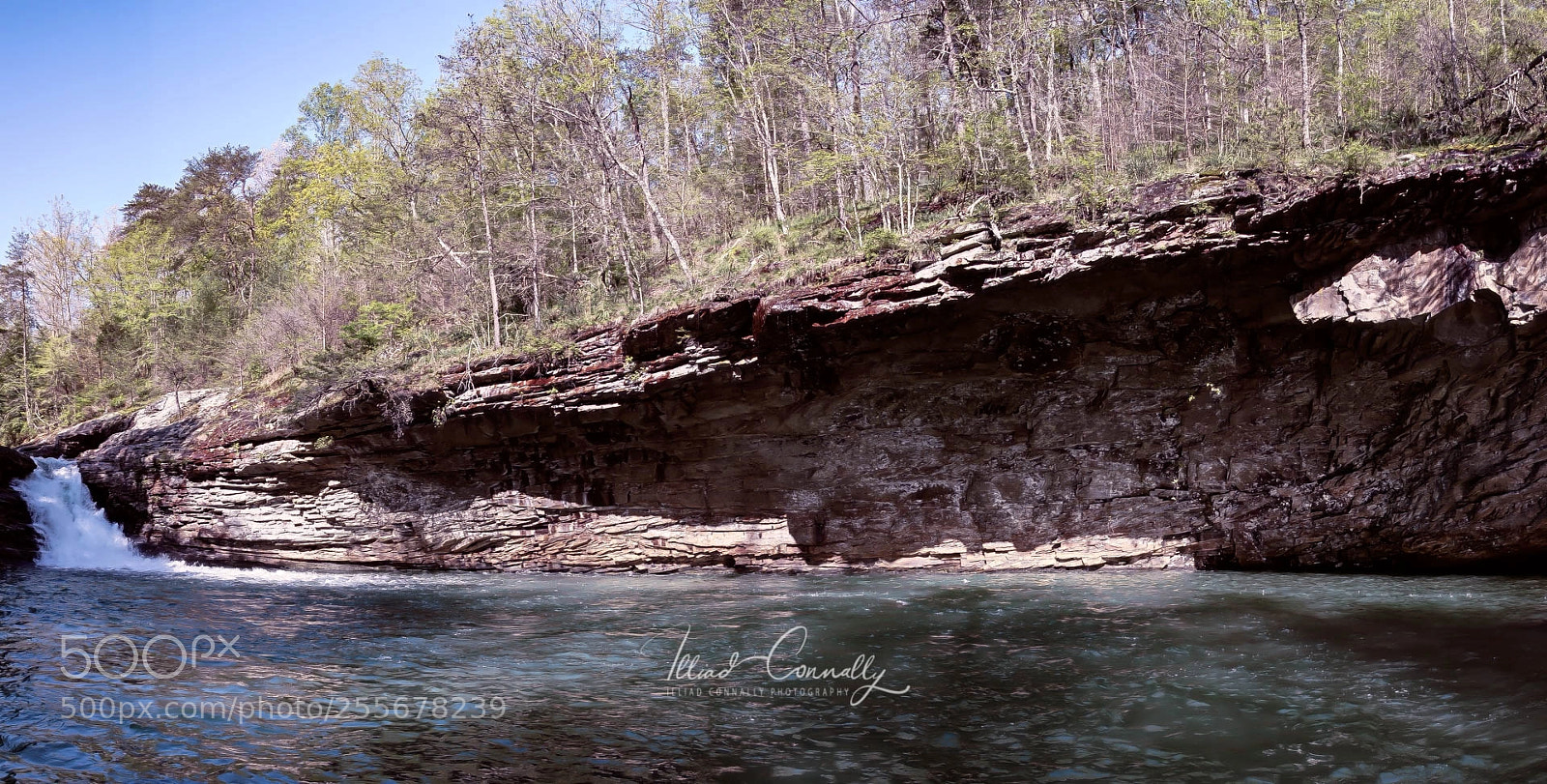 Sony a7R II sample photo. Upper falls panorama photography