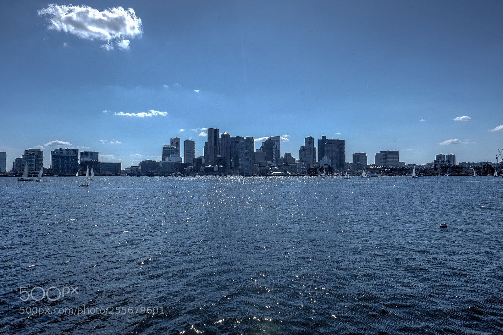 Fujifilm X-E1 sample photo. Boston skyline photography