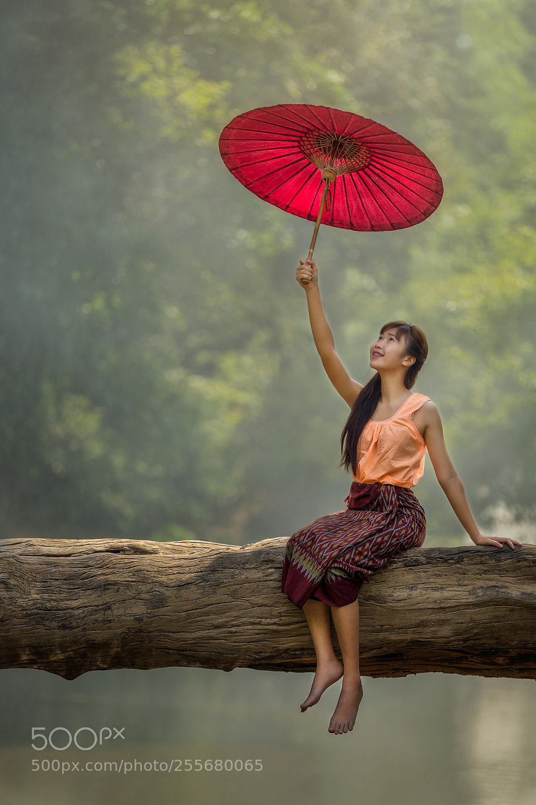 Canon EOS 6D sample photo. A girl with red photography