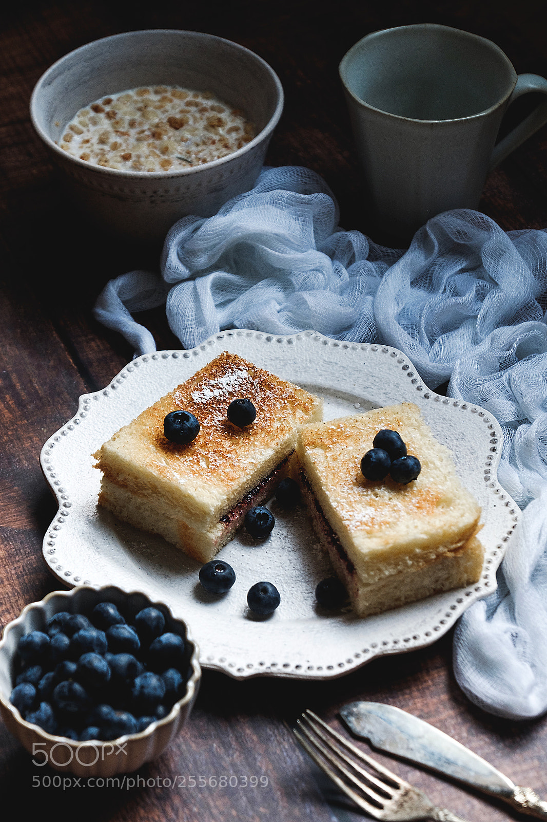 Fujifilm X-T1 sample photo. Blueberry toast！ photography