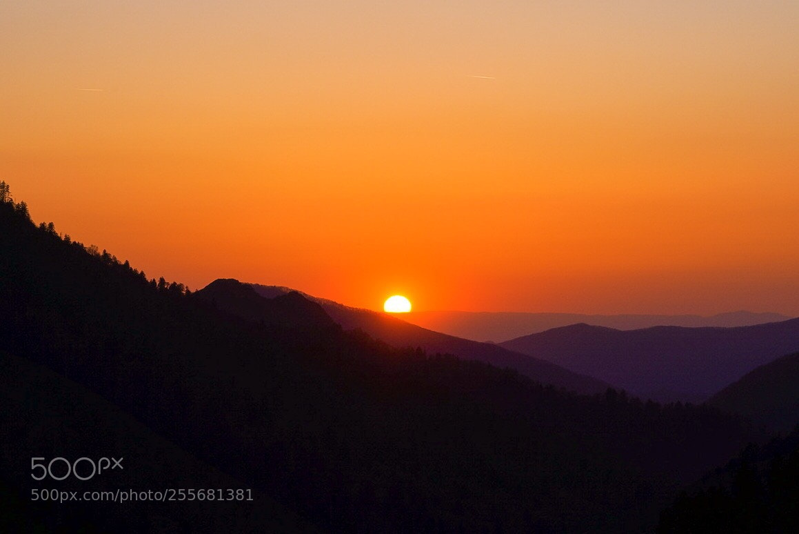 Sony a7R III sample photo. Sunset photography