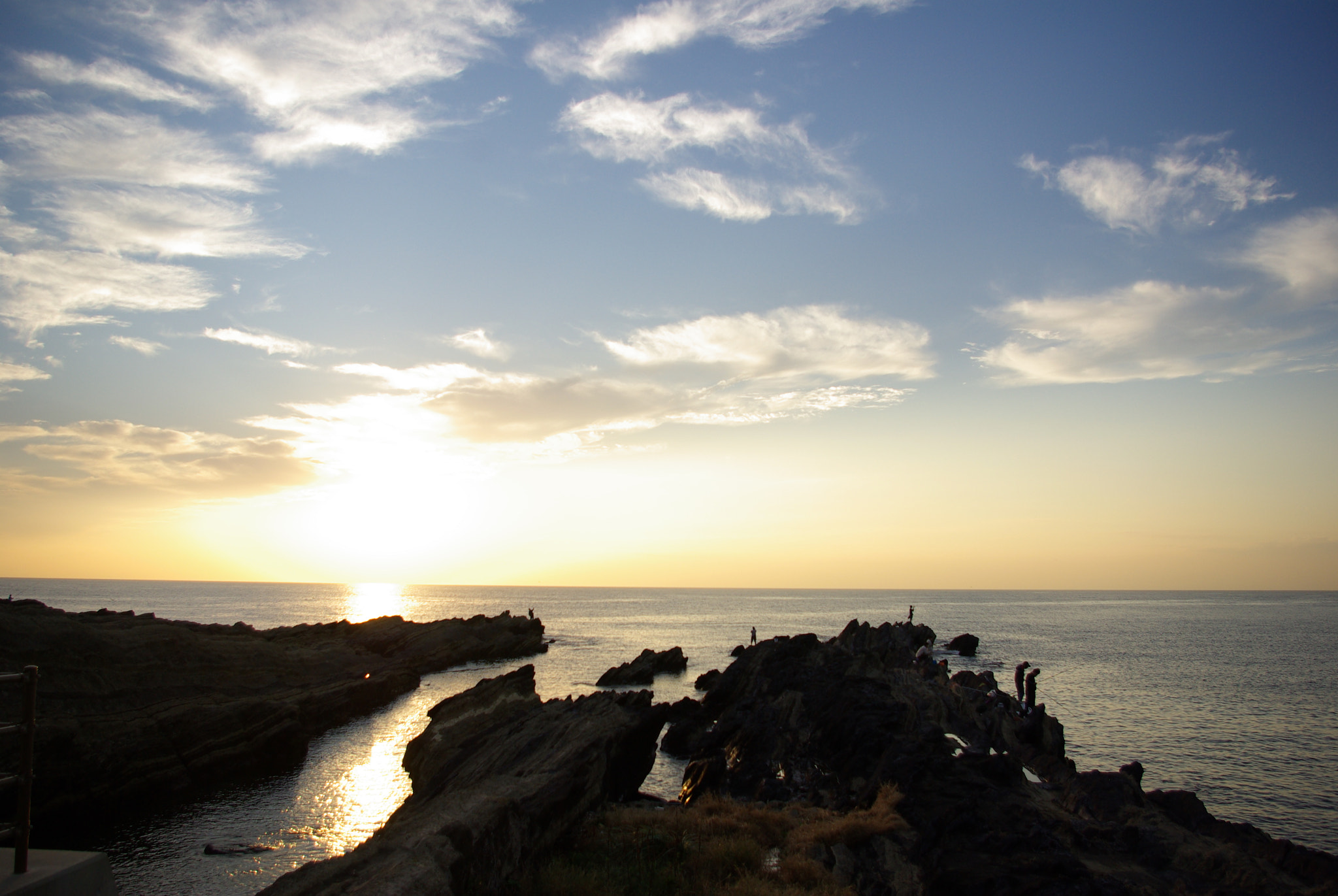 Samsung GX-10 sample photo. Sunset jogashima photography