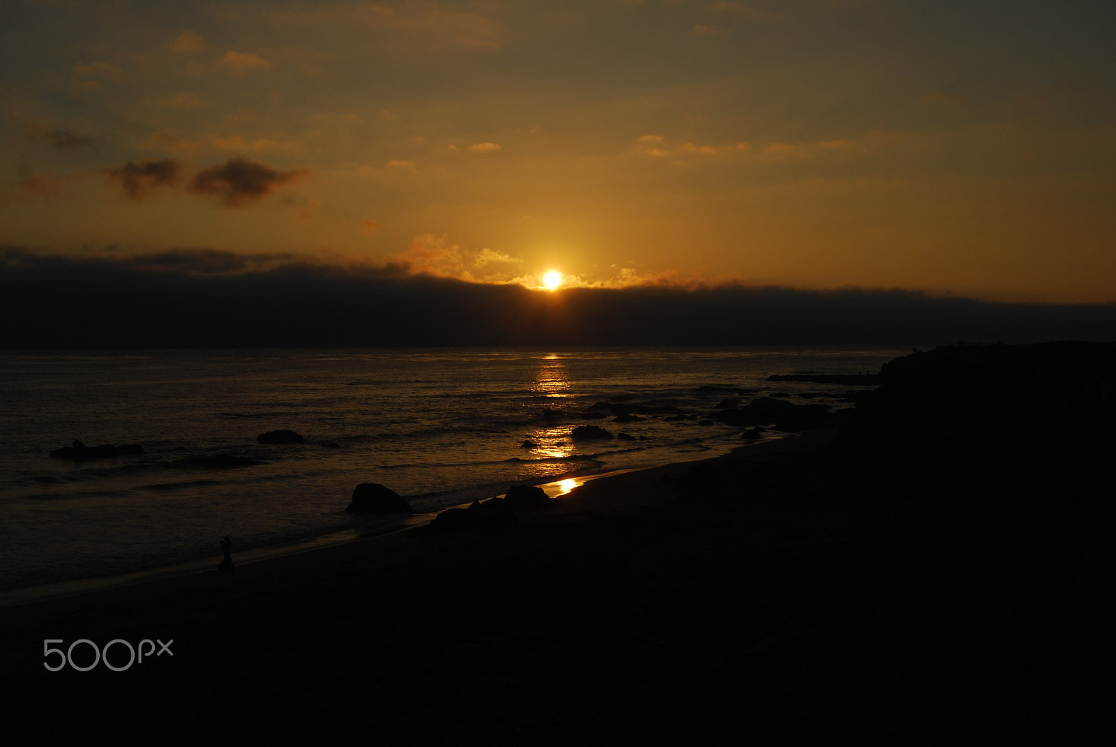 Nikon D40X sample photo. Carmel california beach summer sunset photography
