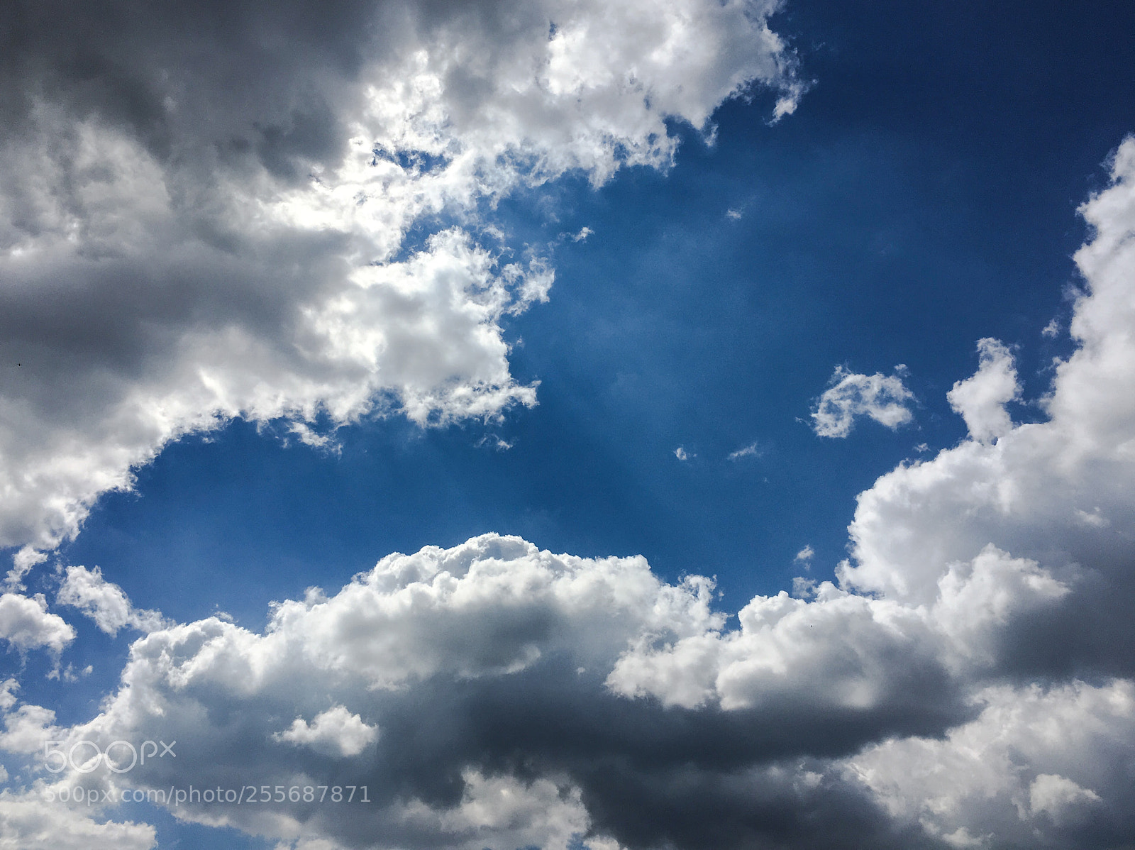 Apple iPhone 6s sample photo. Beautiful clouds with blue photography