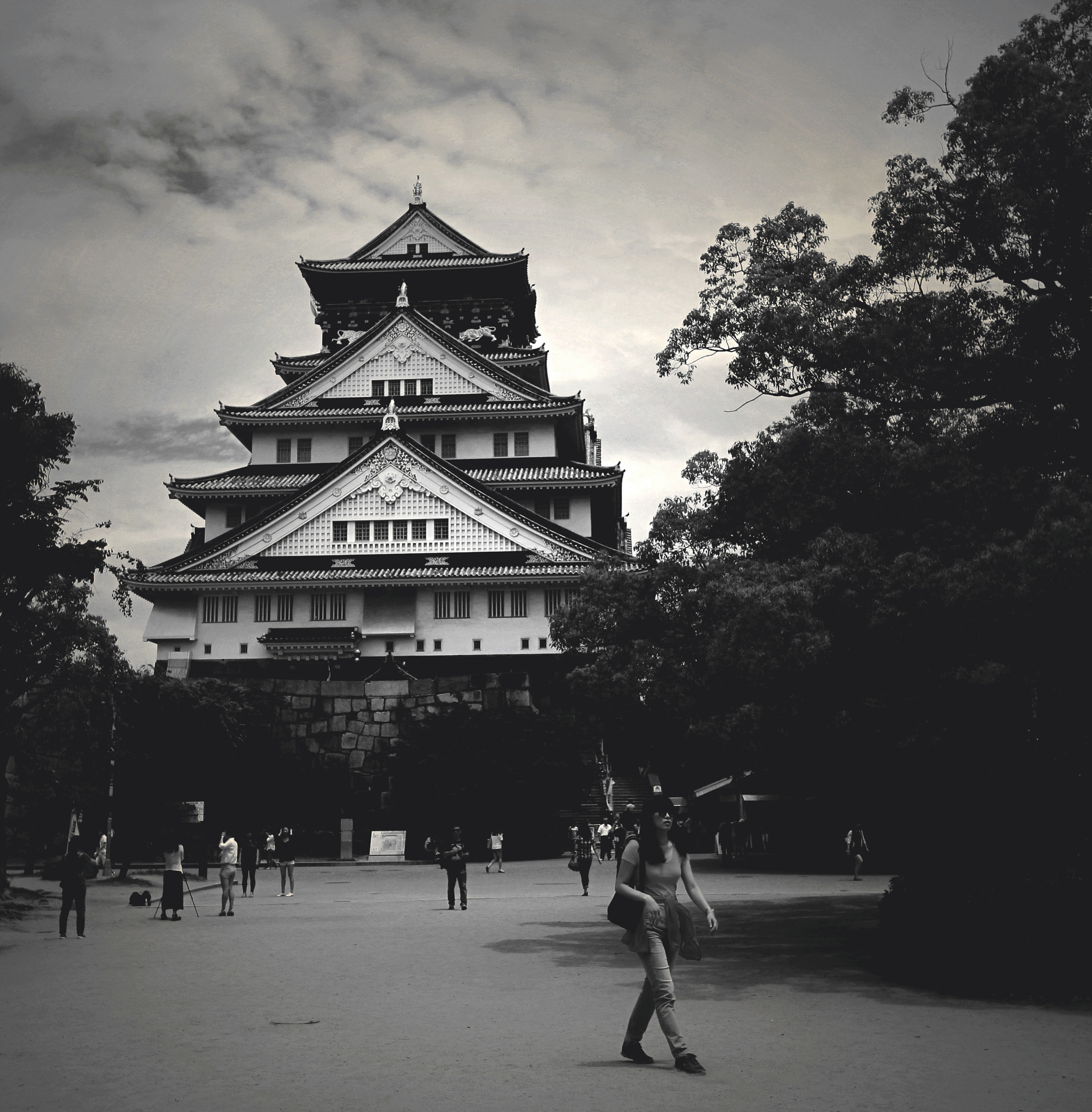 Canon EOS 500D (EOS Rebel T1i / EOS Kiss X3) sample photo. 大阪城 photography