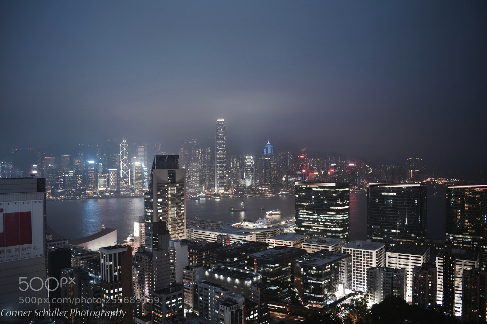 Nikon D5600 sample photo. Hong kong at night photography
