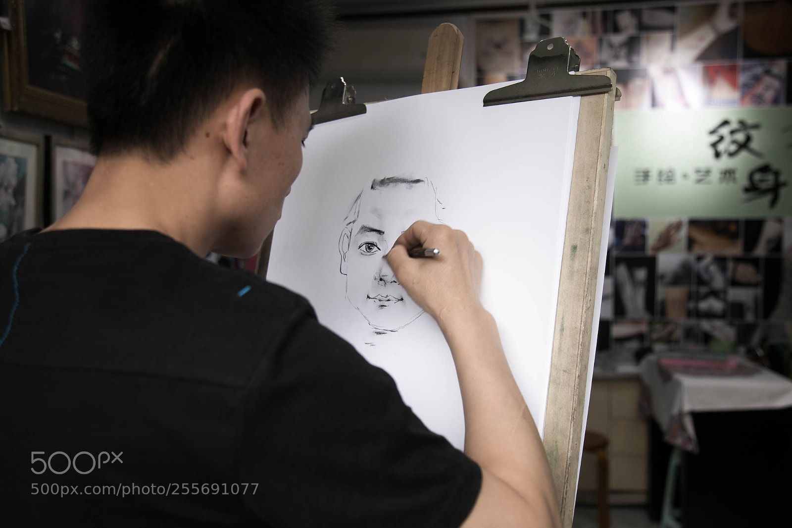 Canon EOS 6D sample photo. A painter photography