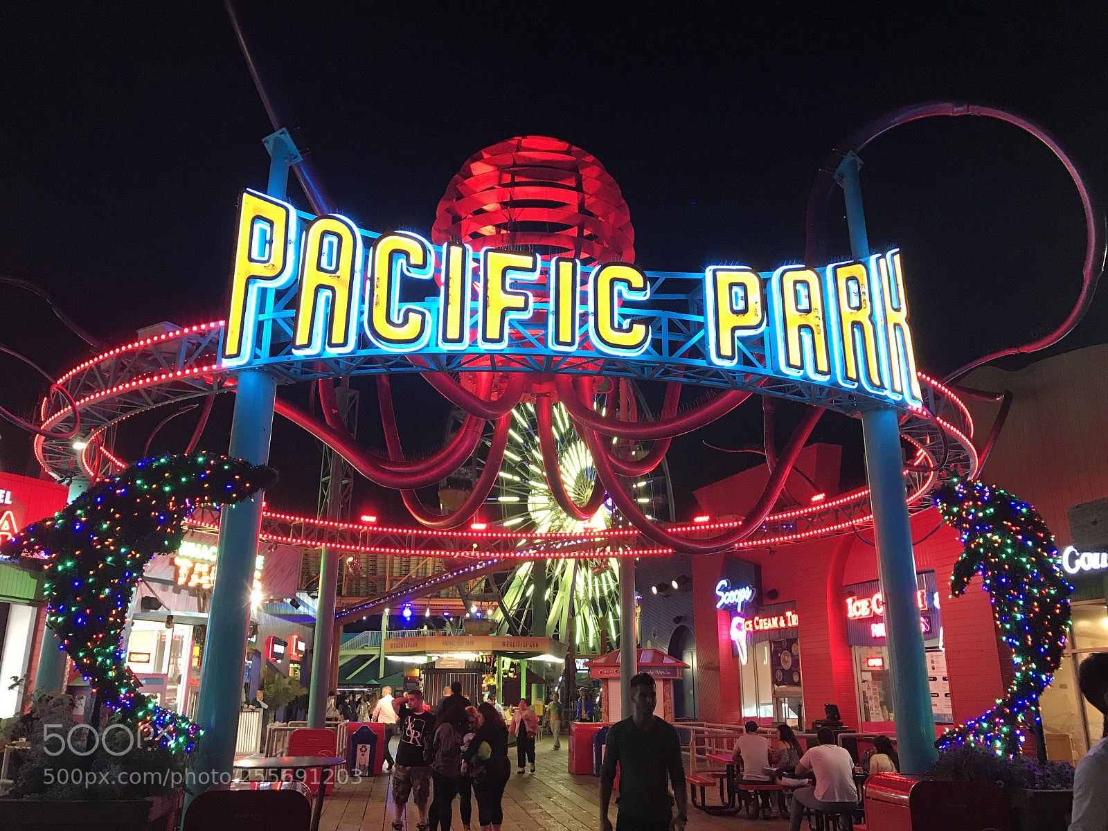 Apple iPhone 7 sample photo. Pacific park photography