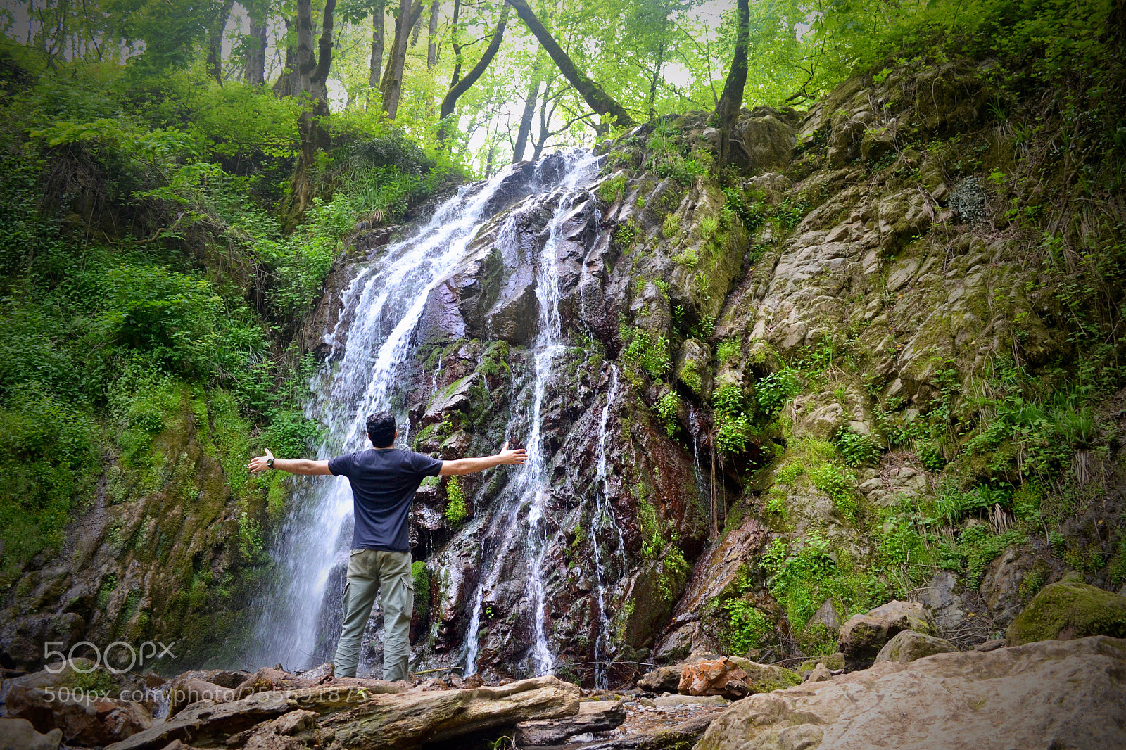 Nikon D3100 sample photo. Waterfall photography