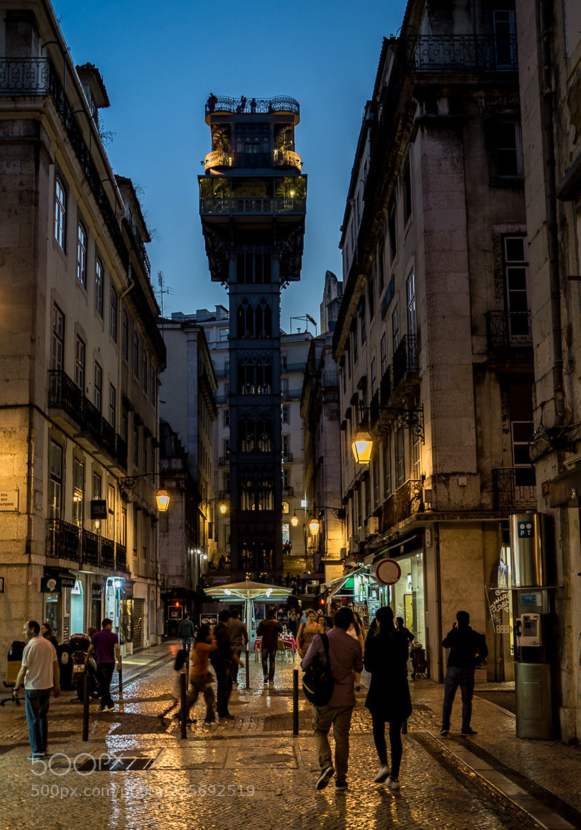 Sony a7R sample photo. Elevador de santa justa photography