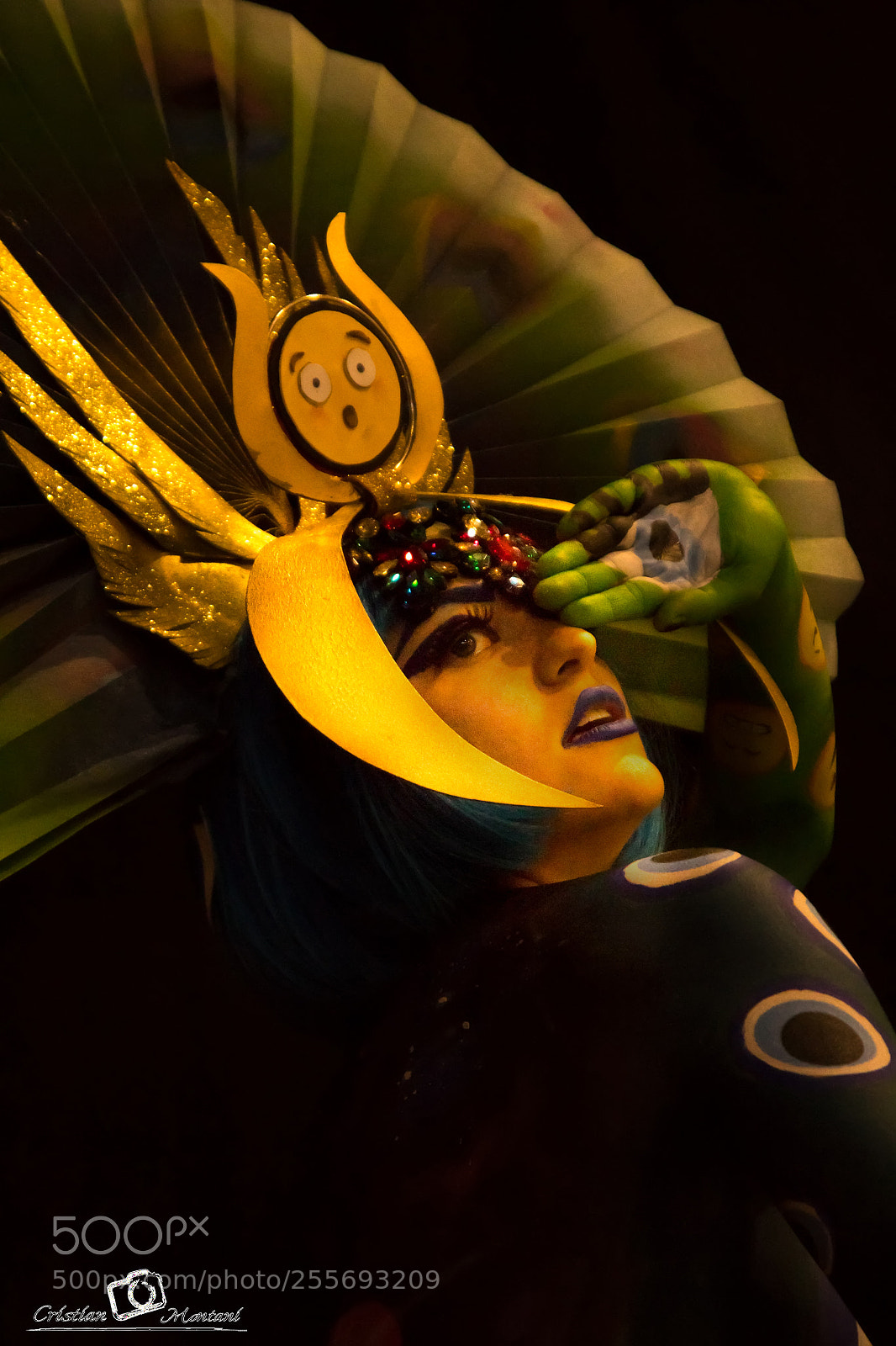 Canon EOS 1300D (EOS Rebel T6 / EOS Kiss X80) sample photo. Body painting black mode photography