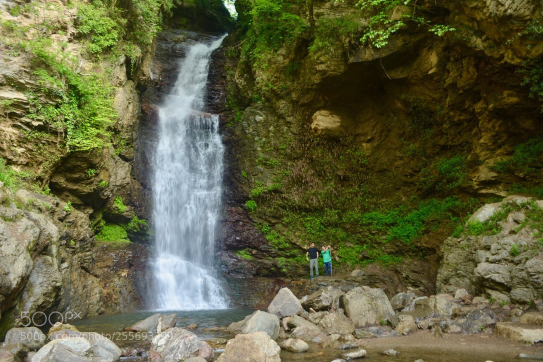 Nikon D3100 sample photo. Waterfall photography