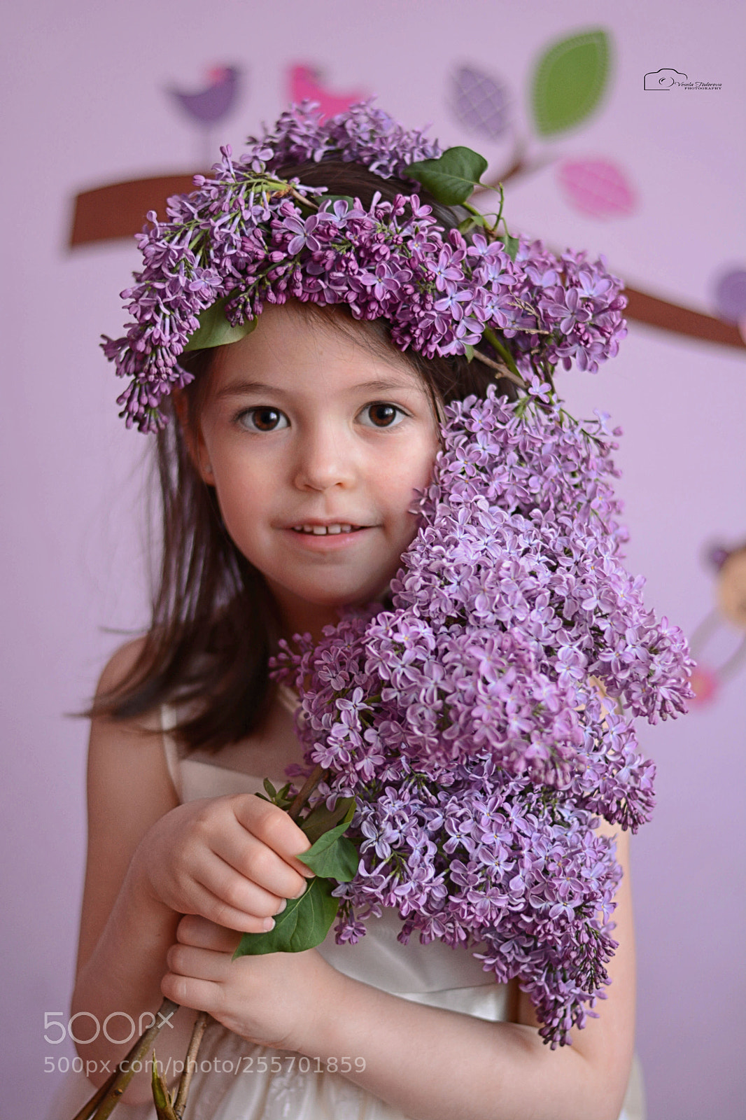 Nikon D7100 sample photo. Portrait in purple photography