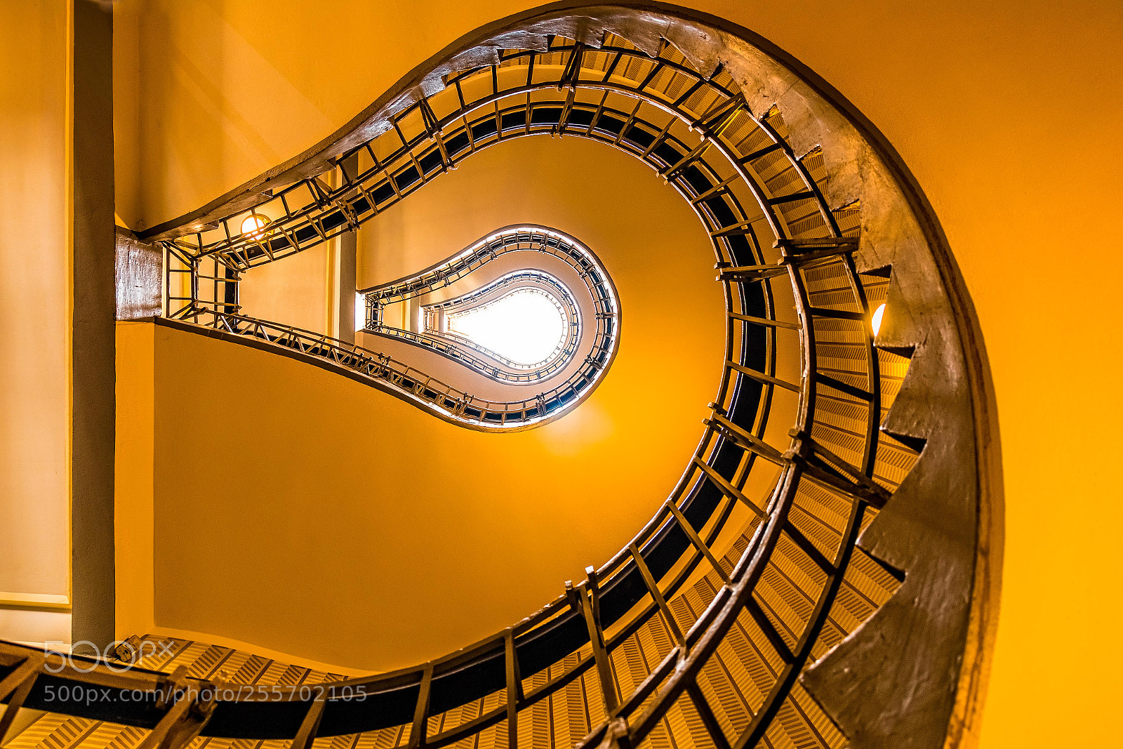 Canon EOS 70D sample photo. The light bulb staircase photography