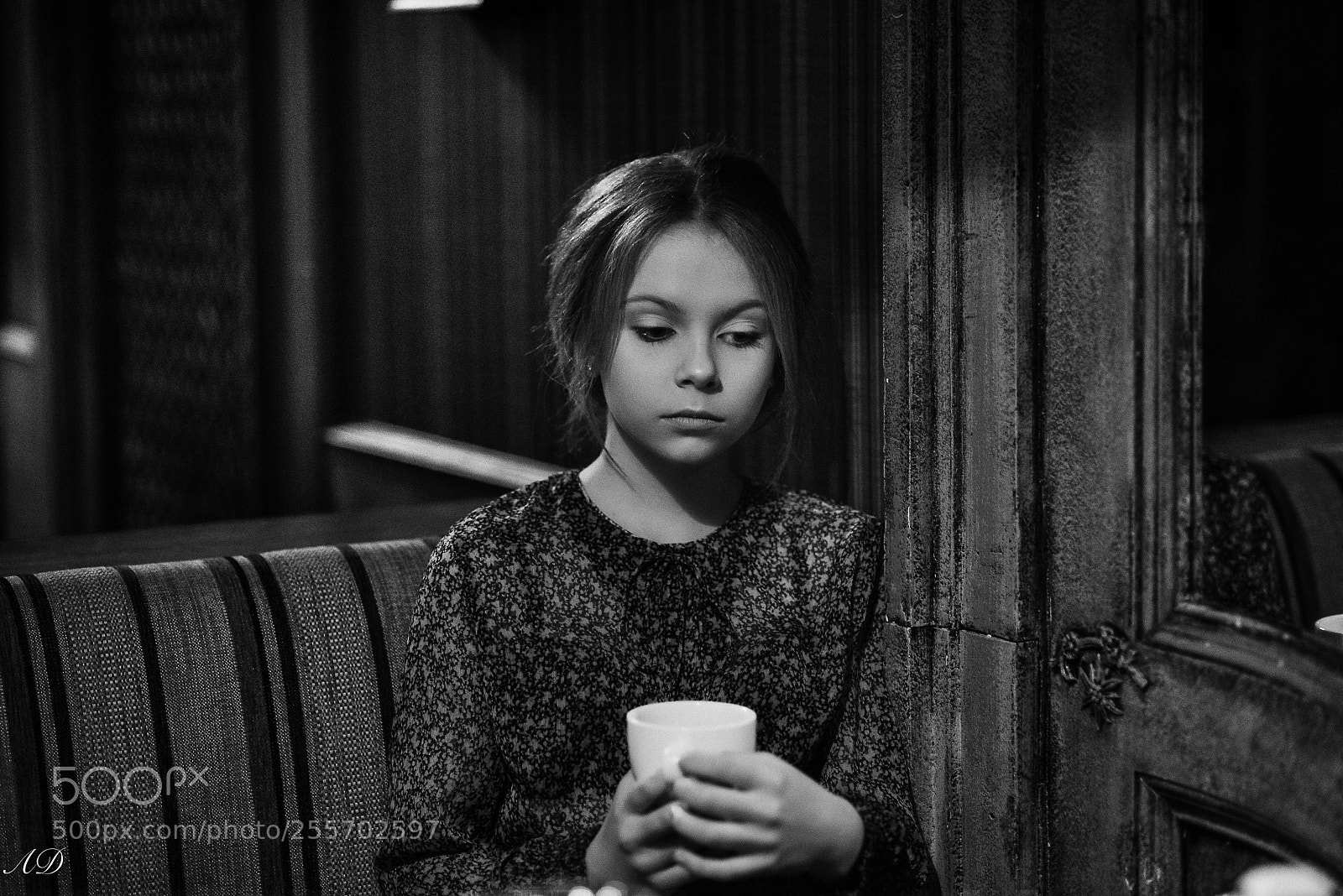 Nikon D600 sample photo. Alone in a cafe photography