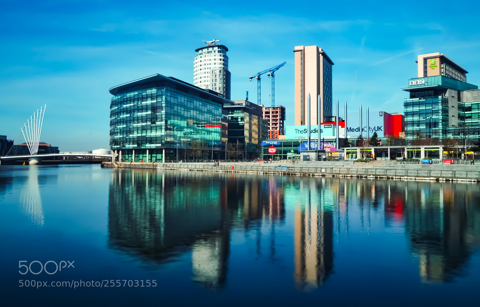 Nikon D3200 sample photo. Media city uk photography