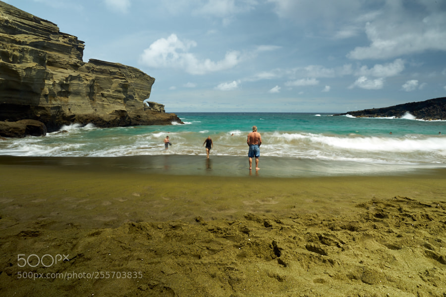 Sony a7 sample photo. Green beach photography