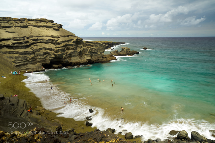 Sony a7 sample photo. Green beach photography