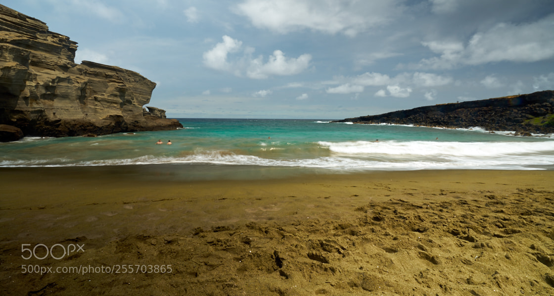 Sony a7 sample photo. Green beach photography