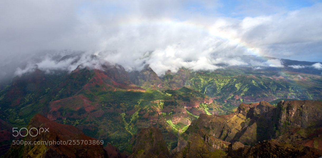Sony a7 sample photo. Waimea canyon photography