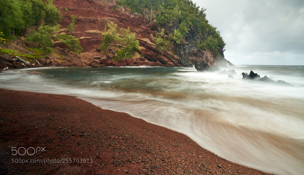 Sony a7 sample photo. Red beach photography