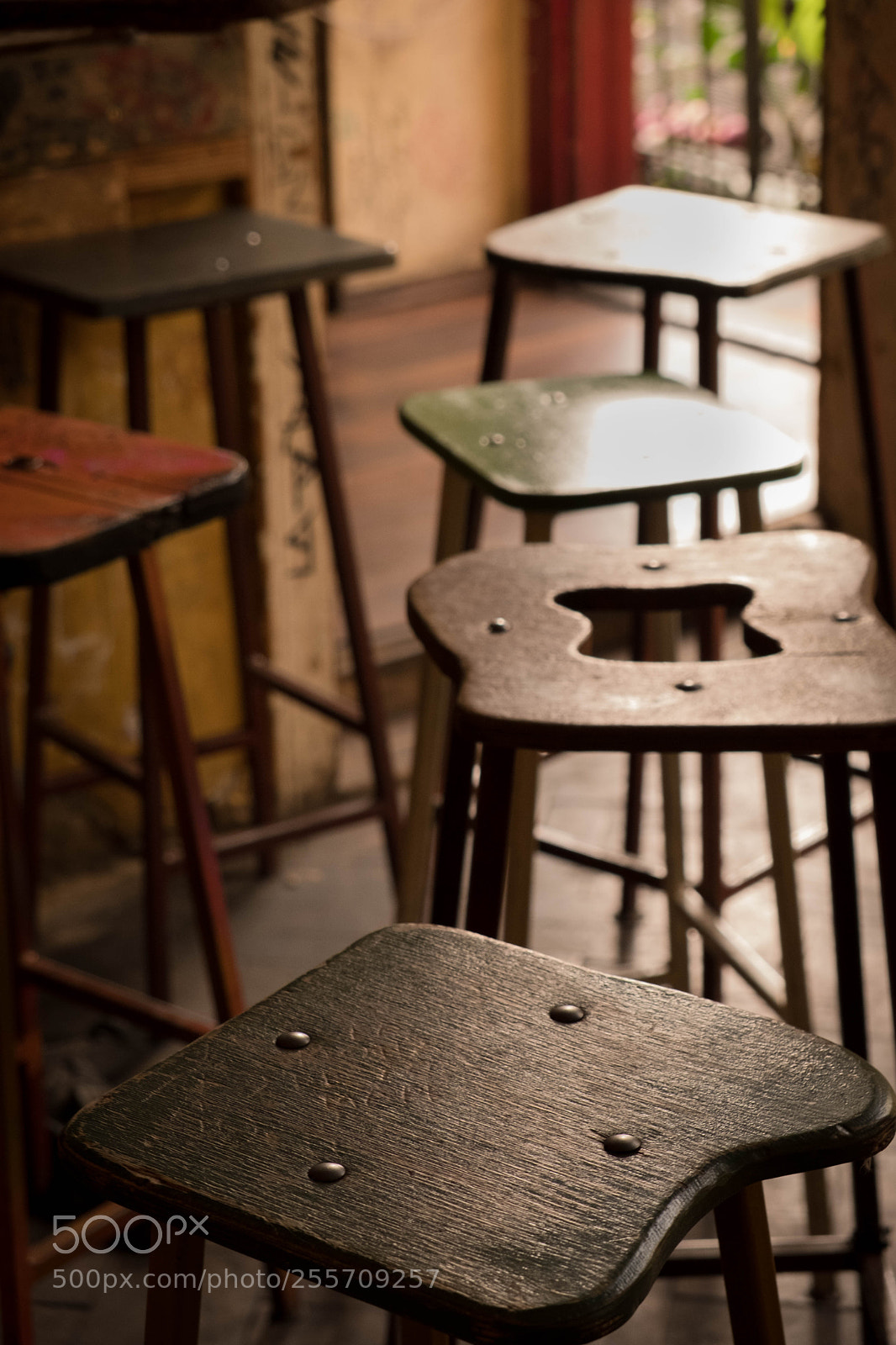 Fujifilm X-T2 sample photo. Chairs in queue photography