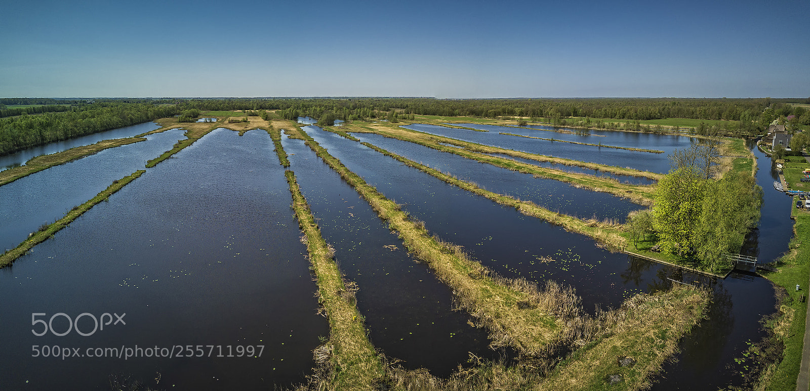 DJI FC220 sample photo. Aerial weerribben photography