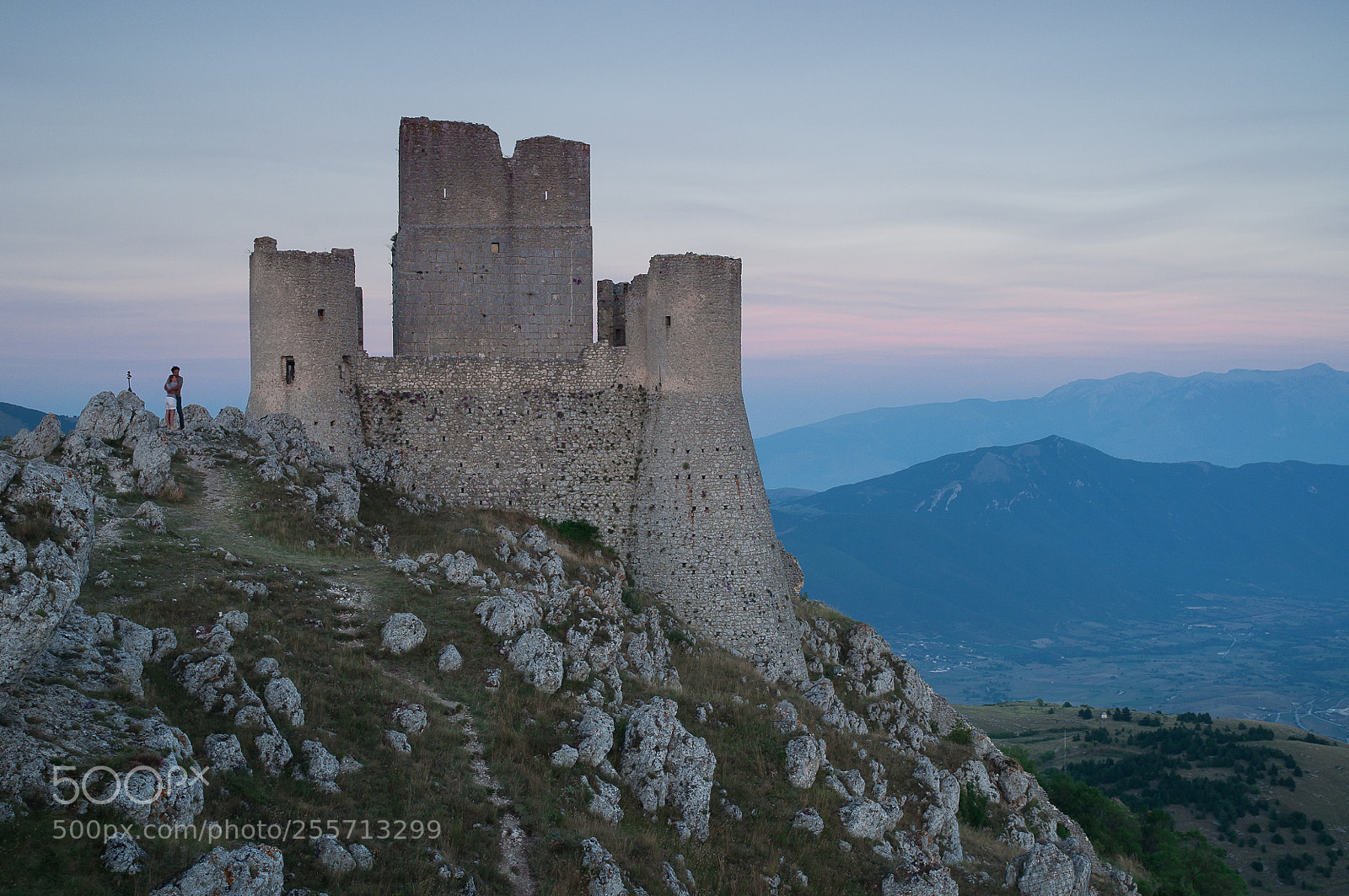 Nikon D90 sample photo. Rocca calascio at sunset, 2014 photography