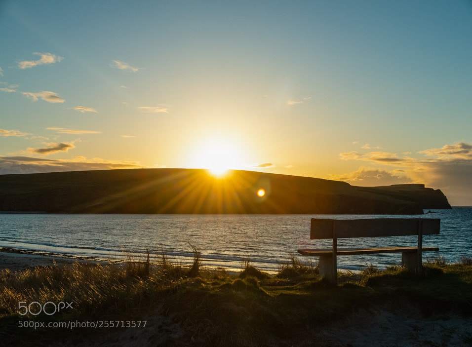 Nikon D800 sample photo. Sunset over st. ninians photography