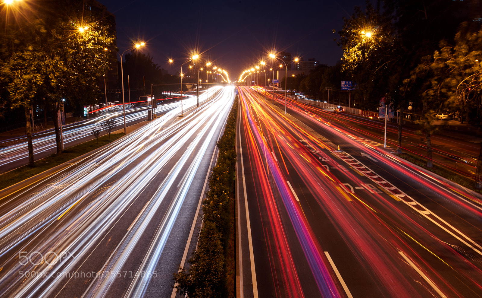 Sony a7 sample photo. Beijing by night photography
