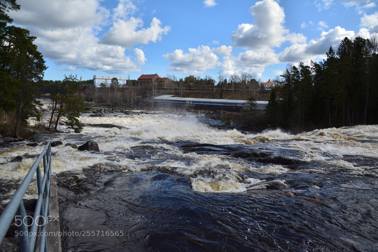 Nikon D5200 sample photo. Floodgates opened looking downstream photography