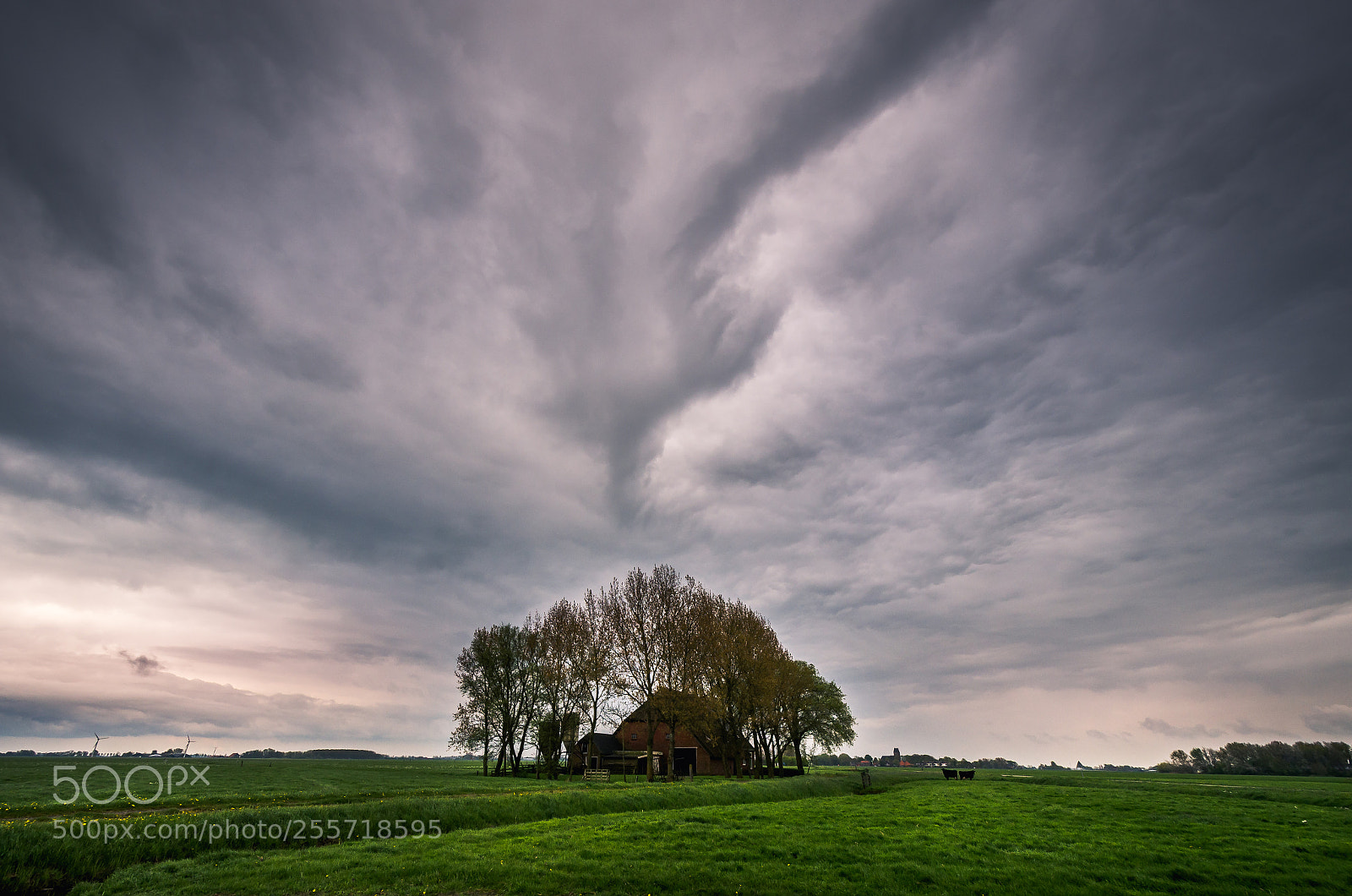 Nikon D7000 sample photo. Cloudscape farm holland photography
