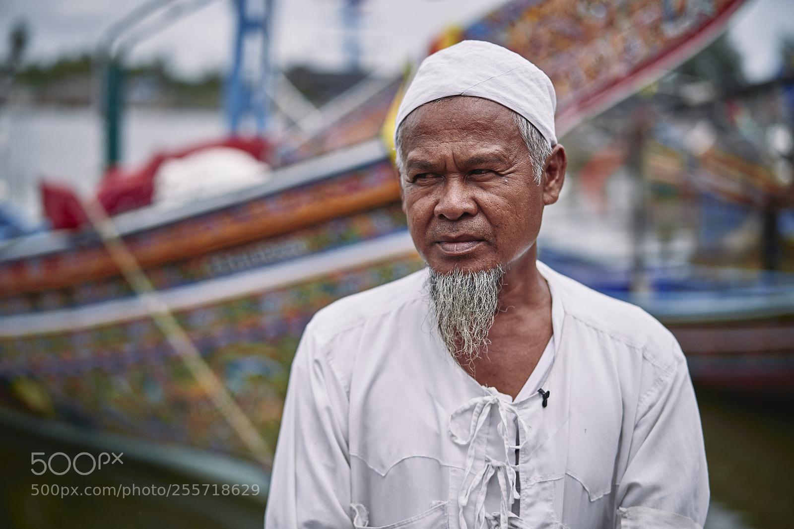 Sony a7 III sample photo. Boat painter in southern photography