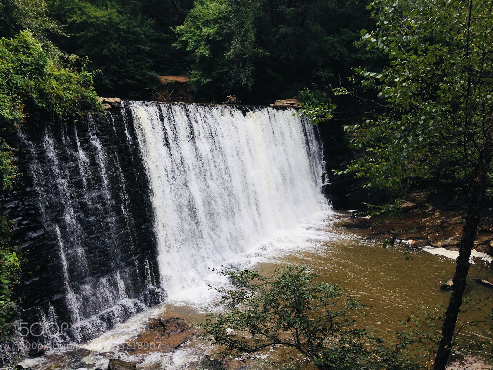 Apple iPhone 5 sample photo. Waterfall in metro atlanta photography