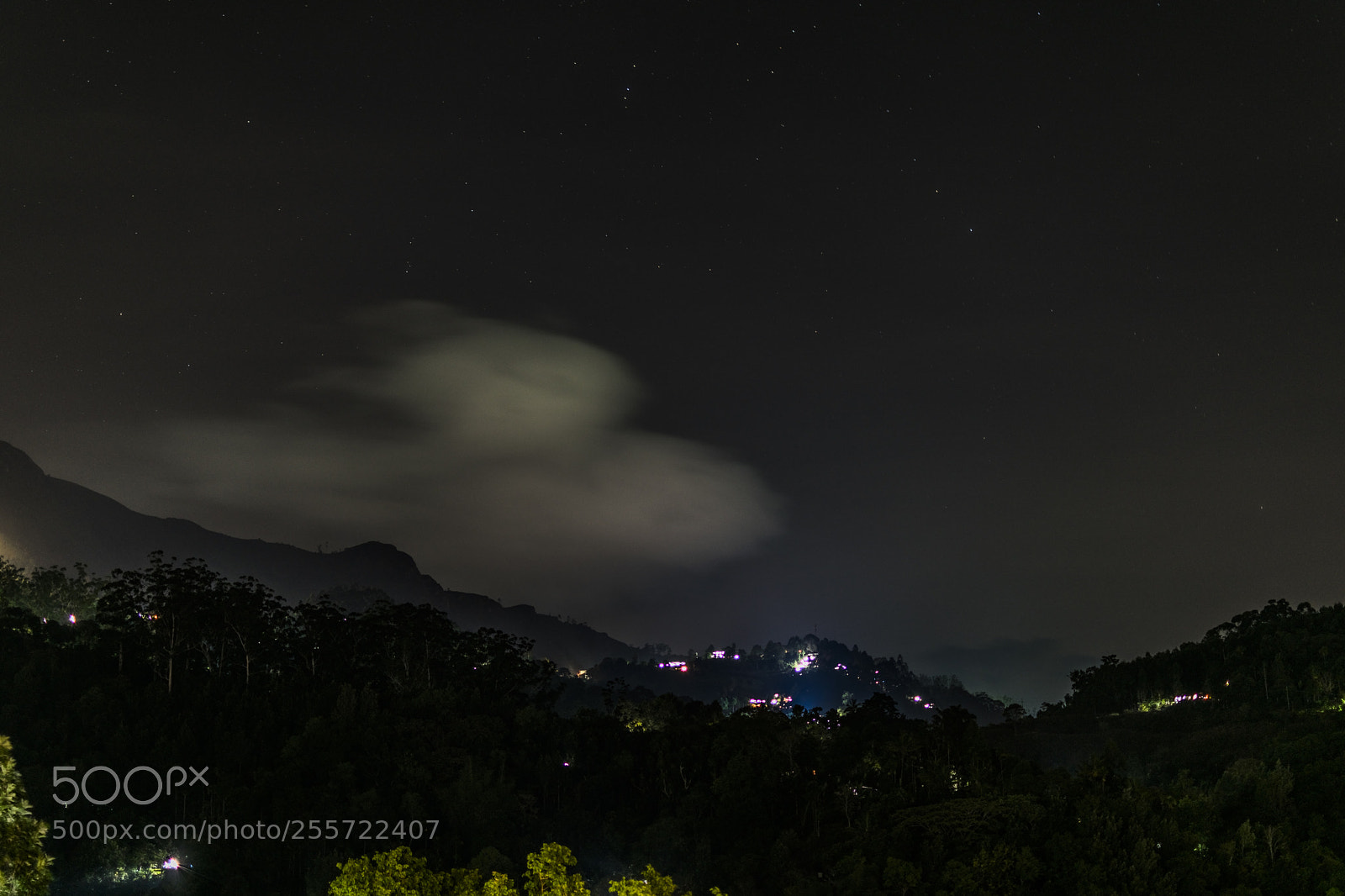 Nikon D5300 sample photo. Munnar at night photography