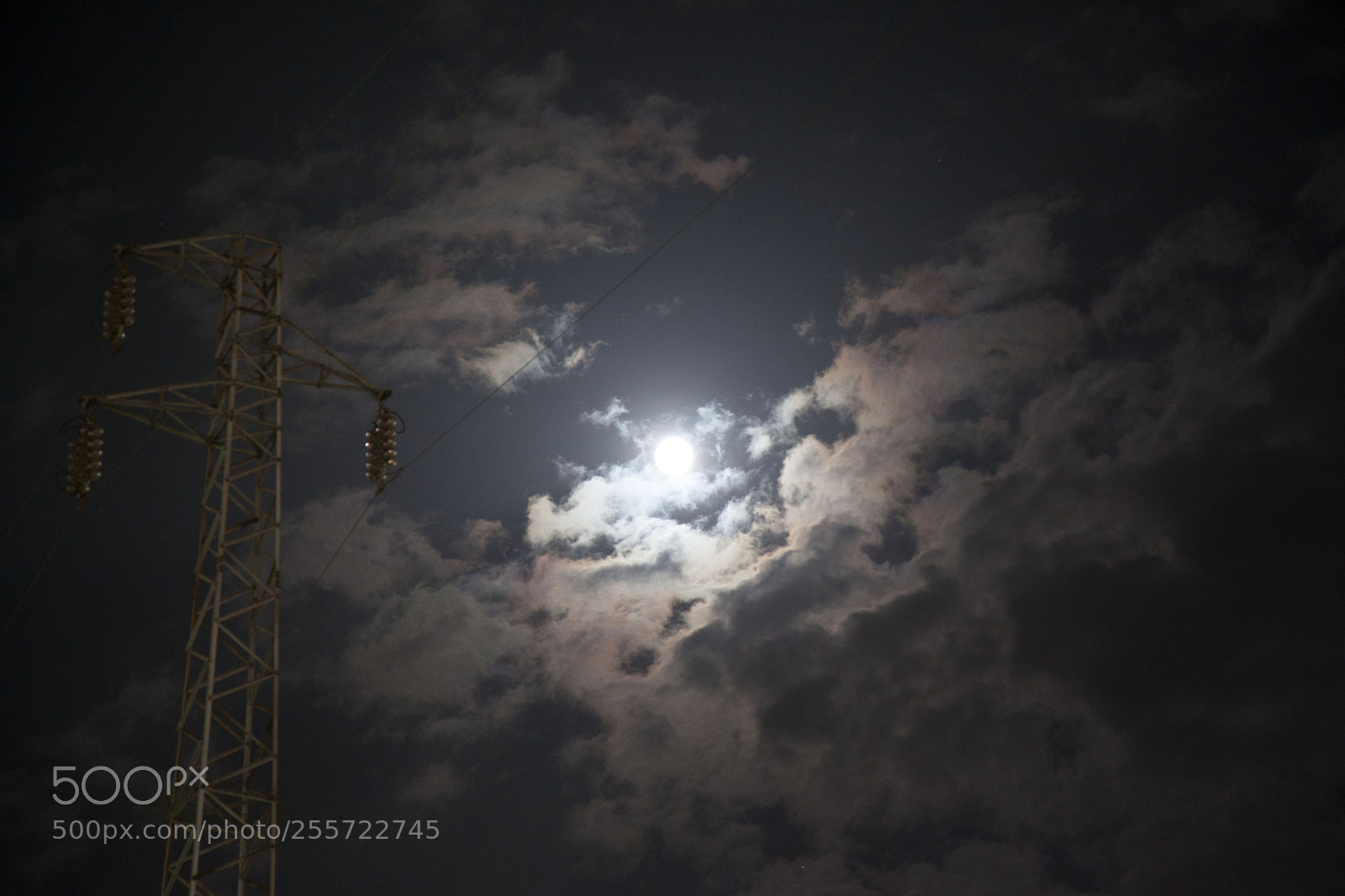 Canon EOS 5D Mark II sample photo. Moon photography