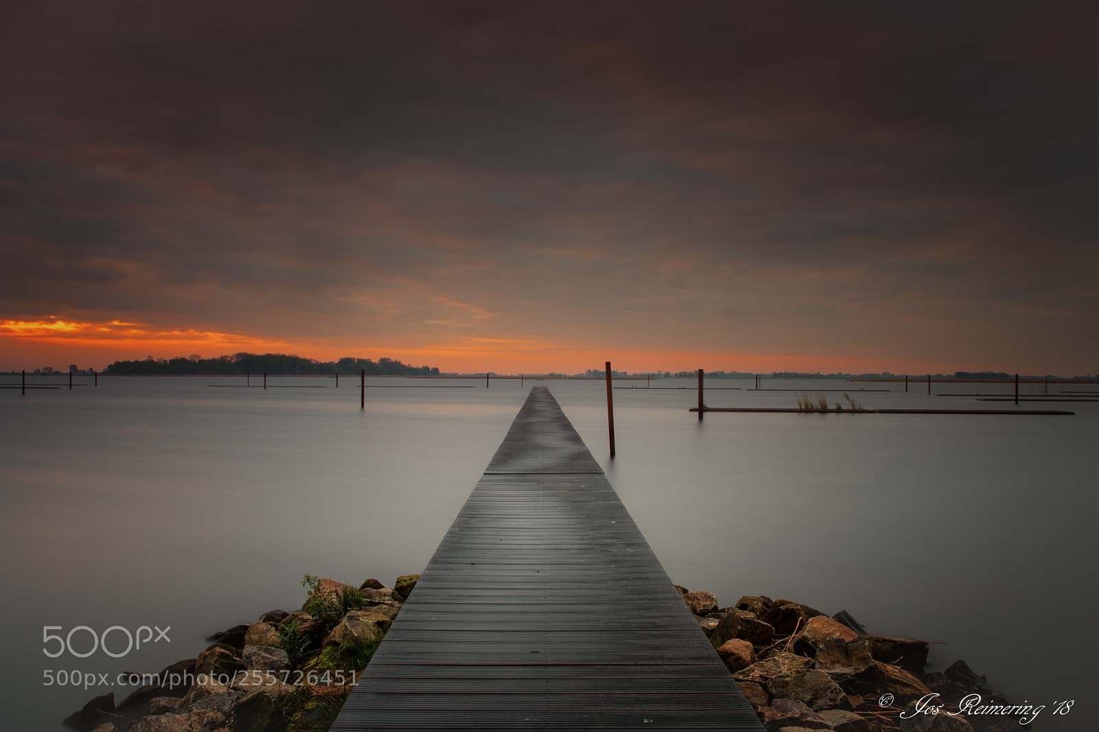 Nikon D500 sample photo. Sunrise over dutch lake photography